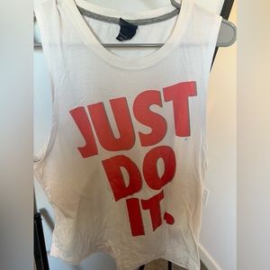 Nike Women’s Just Do It Logo Cotton Tank size S